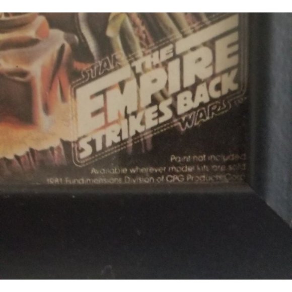 1981 Star Wars Empire Strikes Back Framed Comic Ad - Picture 3 of 6